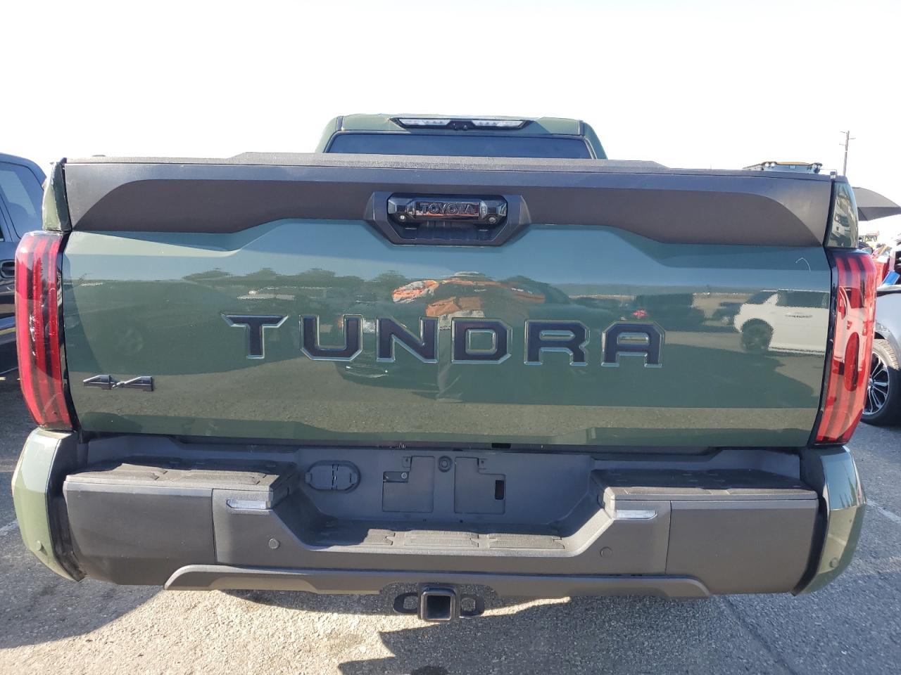2022 Toyota Tundra VIN 5TFLA5EC3NX007386 Copart auction photo, top/roof damage thumbnail 6