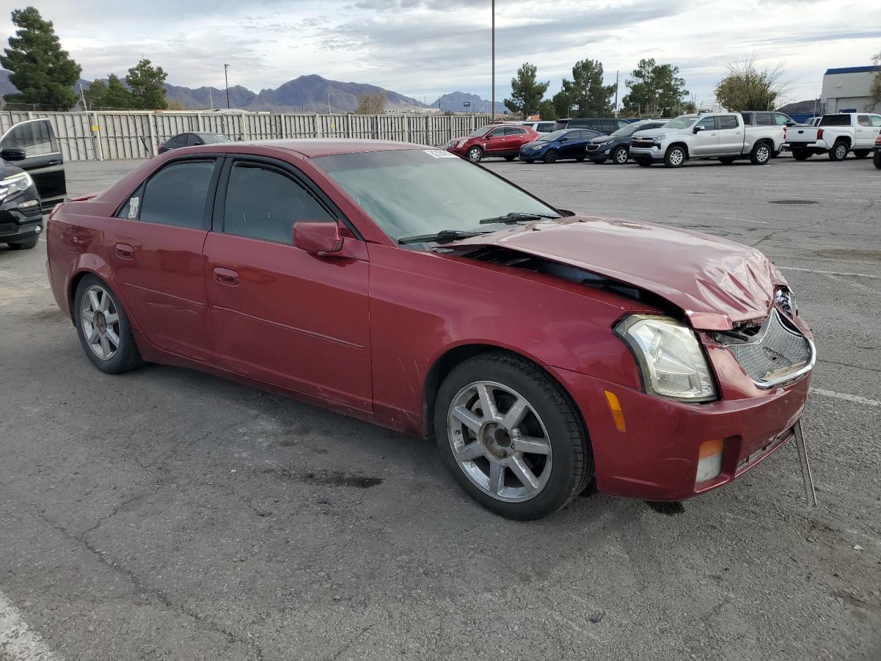 2004 Cadillac CTS VIN 1G6DM577840132566 Copart auction photo, front end damage thumbnail 4