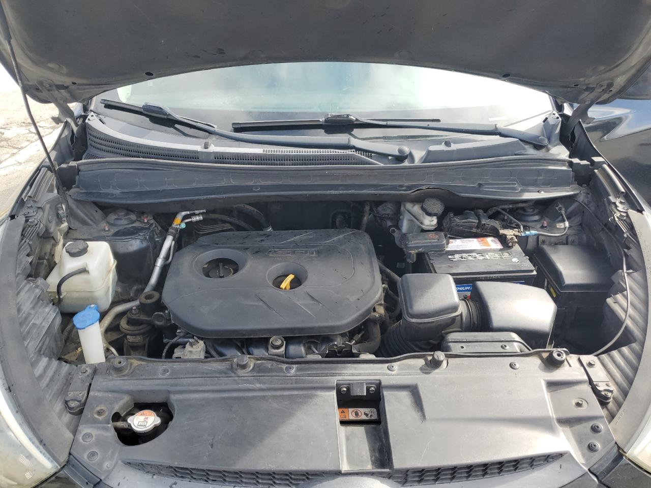2014 Hyundai Tucson VIN KM8JT3AF8EU920325 Copart auction photo, minor dent/scratches damage thumbnail 12