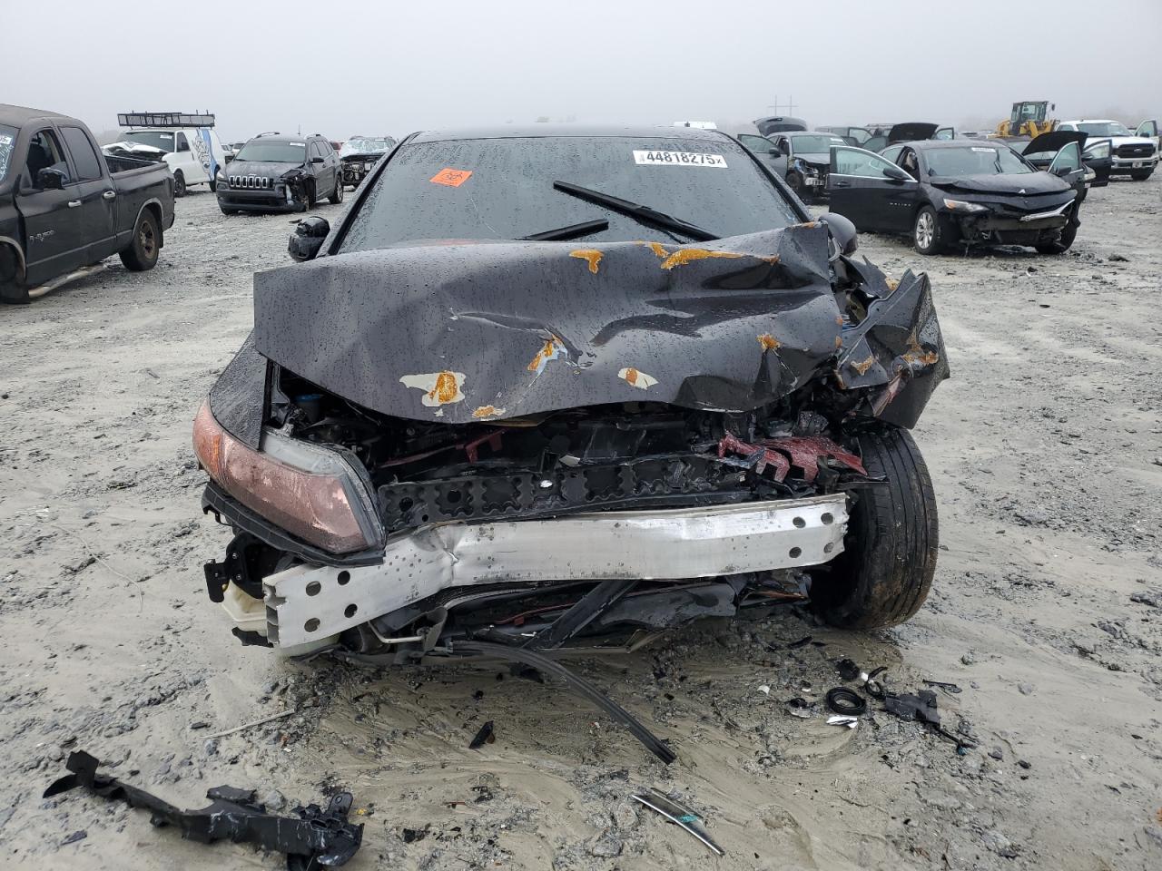 2012 Honda Civic VIN 2HGFG3B51CH521147 Copart auction photo, front end damage thumbnail 5