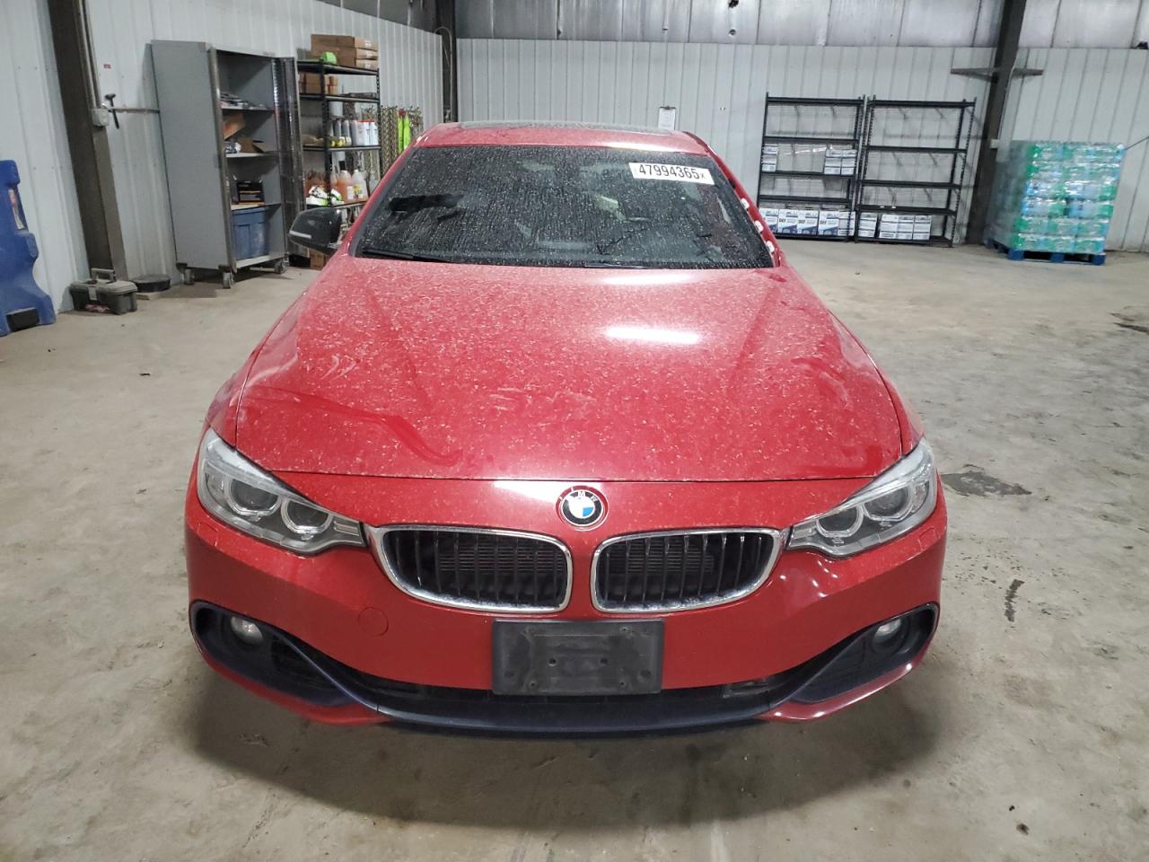 2014 BMW 4er VIN WBA3N5C51EF715633 Copart auction photo, side / rear end damage thumbnail 5