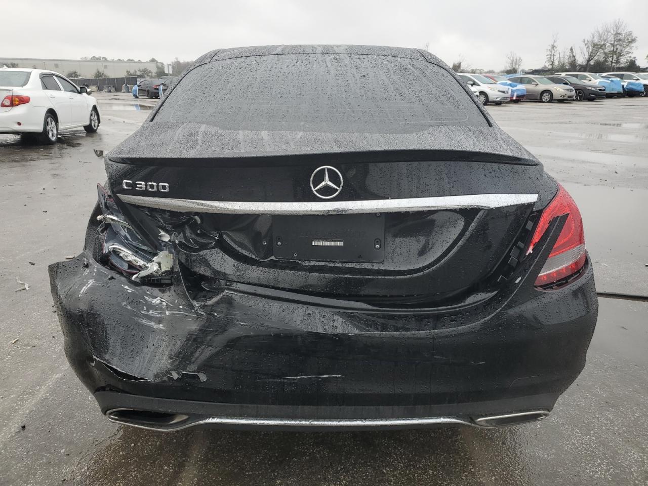 2016 Mercedes-Benz C-klasse VIN 55SWF4JB3GU175434 Copart auction photo, rear end / front end damage thumbnail 6