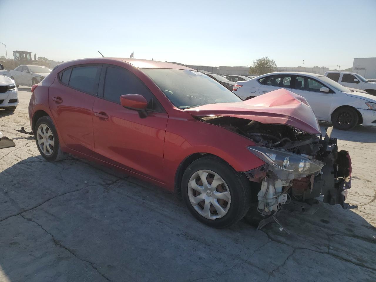 2016 Mazda 3 VIN 3MZBM1J78GM287803 Copart auction photo, mechanical / front end damage thumbnail 4