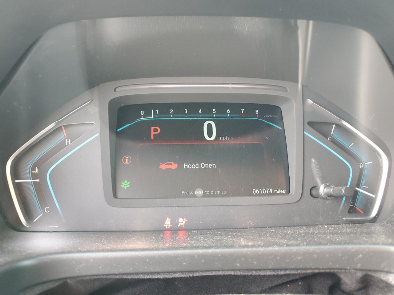 2019 Honda Odyssey VIN 5FNRL6H27KB051345 Copart auction photo, front end / rear end damage thumbnail 9