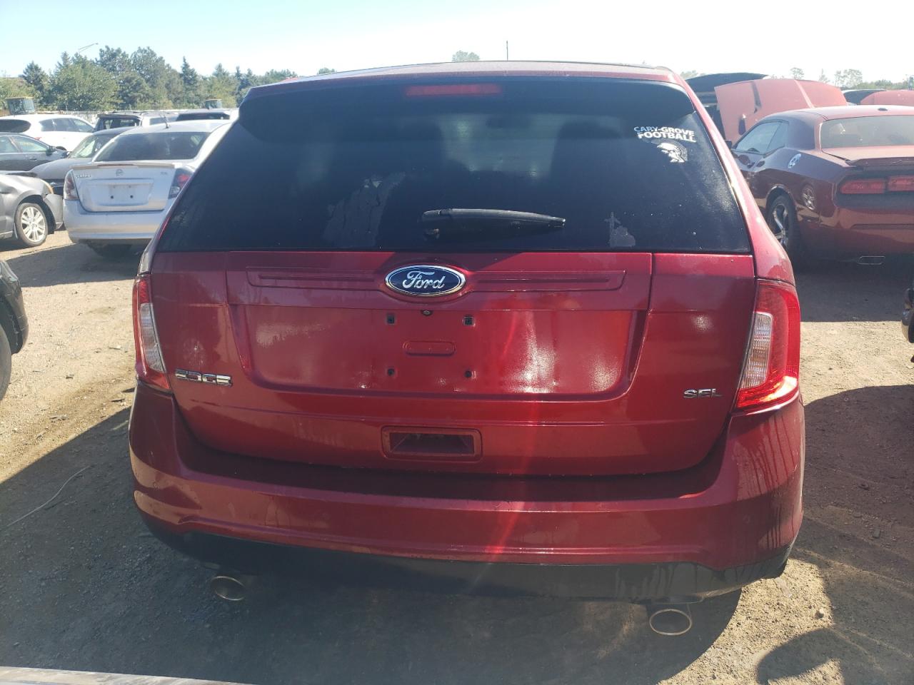 2014 Ford Edge VIN 2FMDK3JC8EBB23777 Copart auction photo, front end damage thumbnail 6