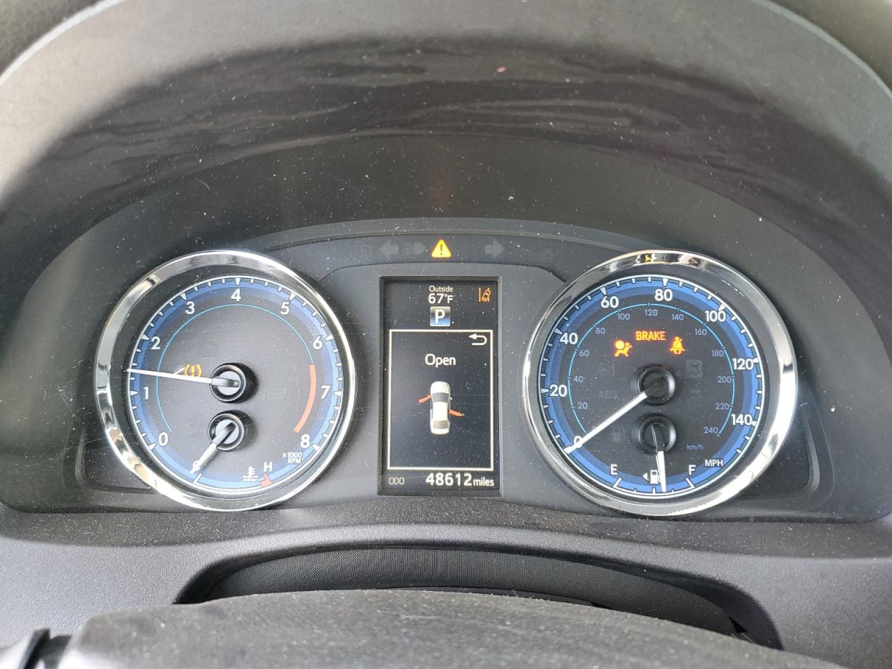2019 Toyota Corolla VIN 2T1BURHE5KC207249 Copart auction photo, all over damage thumbnail 9