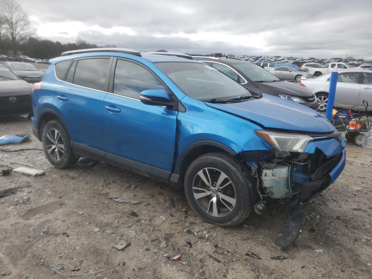 2017 Toyota RAV 4 VIN JTMWFREV4HJ709425 Copart auction photo, front end damage thumbnail 4