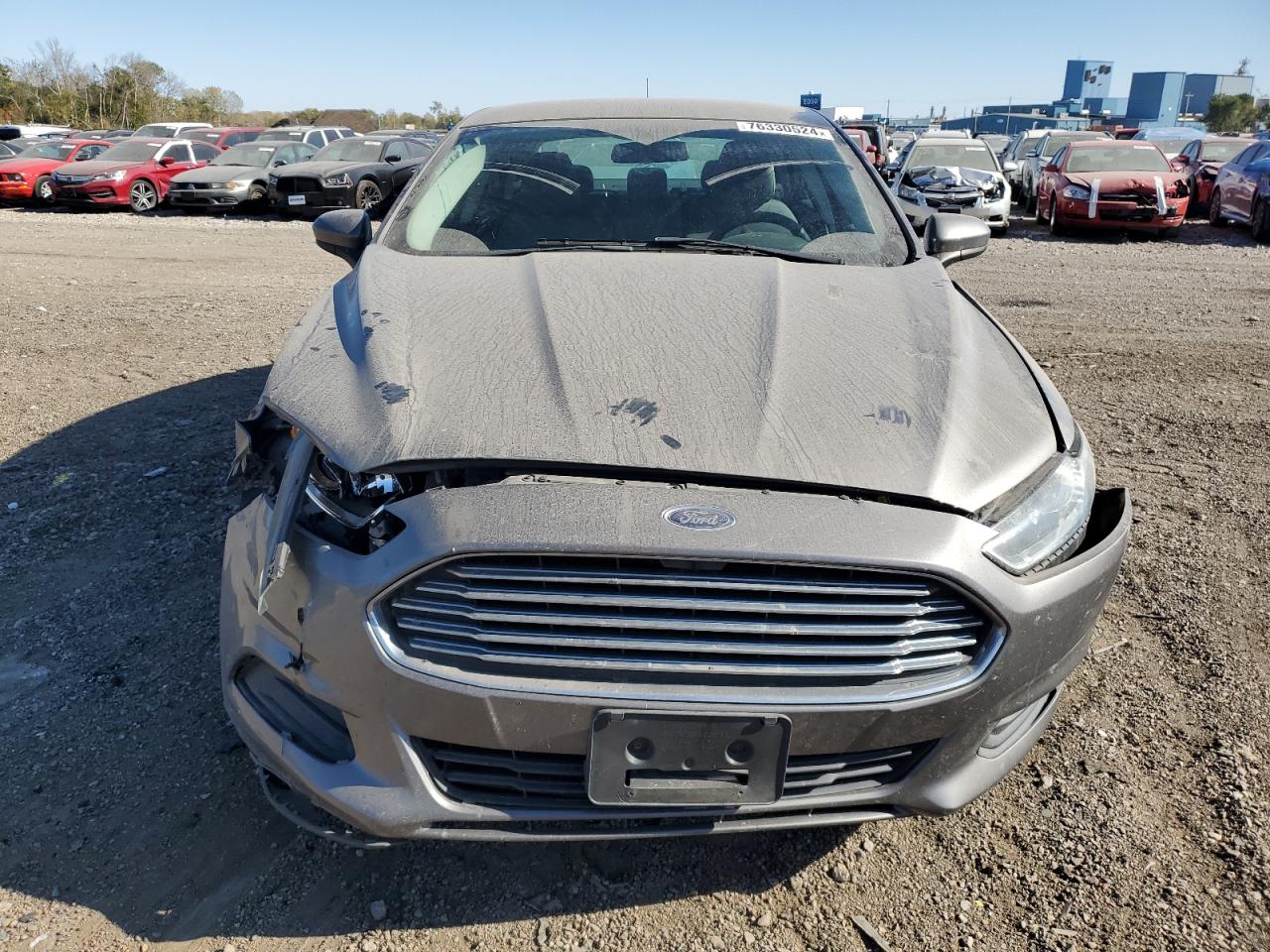 2014 Ford Fusion VIN 3FA6P0UUXER369013 Copart auction photo, front end / rear end damage thumbnail 5