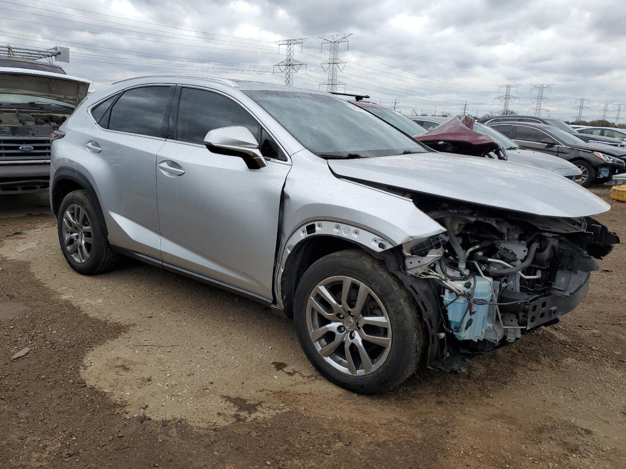 2016 Lexus NX VIN JTJBARBZ1G2068258 Copart auction photo, front end / minor dent/scratches damage thumbnail 4