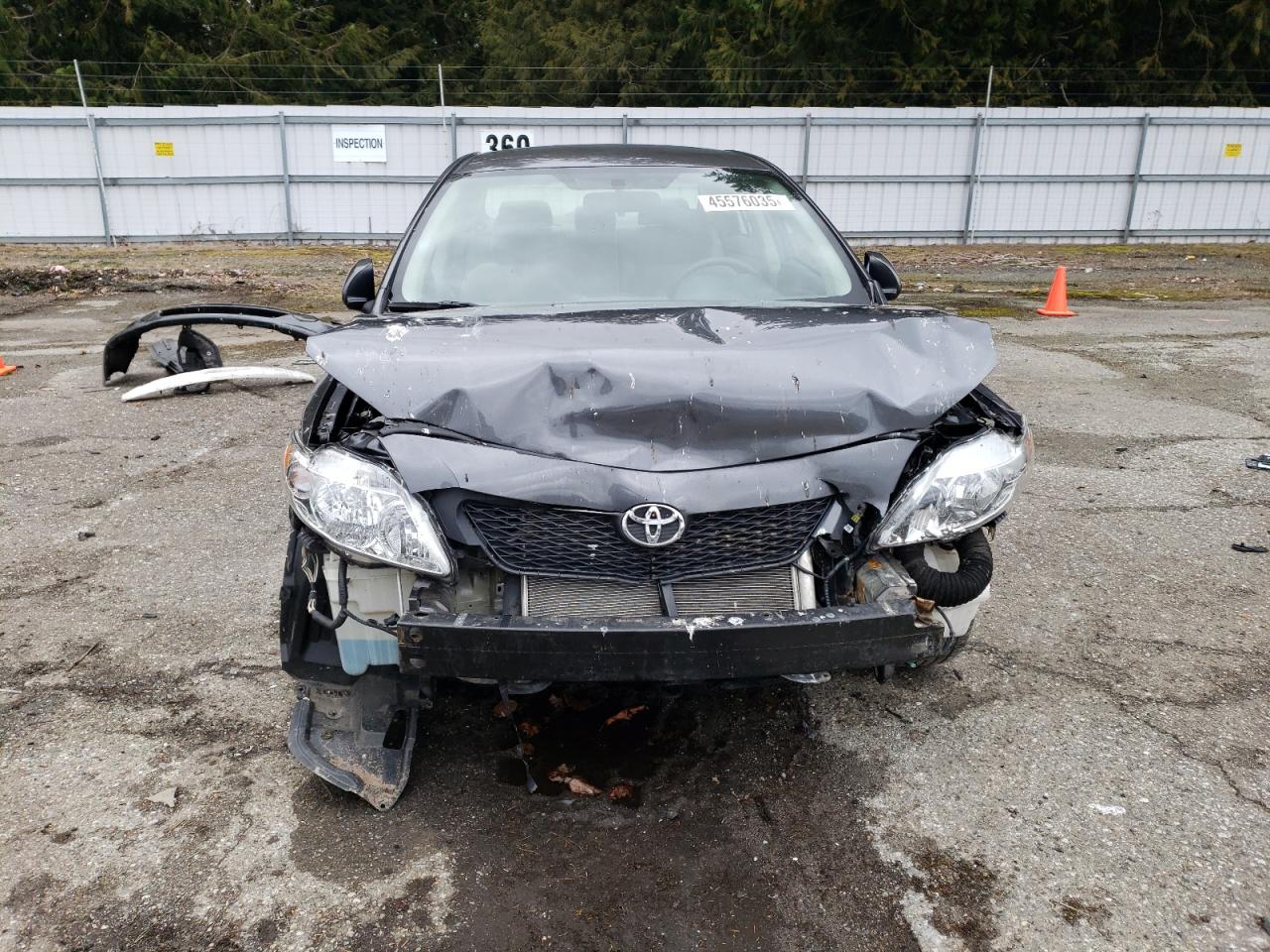 2010 Toyota Corolla VIN JTDBU4EEXAJ068987 Copart auction photo, front end damage thumbnail 5