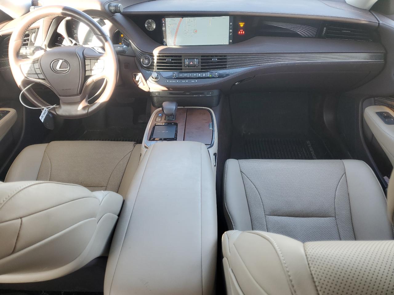 2020 Lexus LS VIN JTHD51FF5L5012803 Copart auction photo, all over / undercarriage damage thumbnail 8