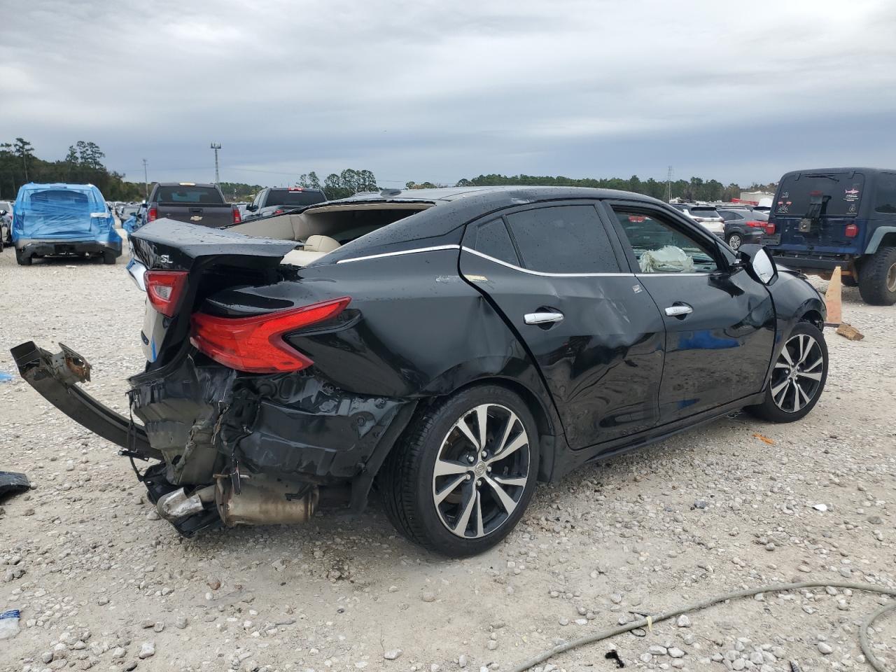 2018 Nissan Maxima VIN 1N4AA6AP0JC387350 Copart auction photo, all over damage thumbnail 3