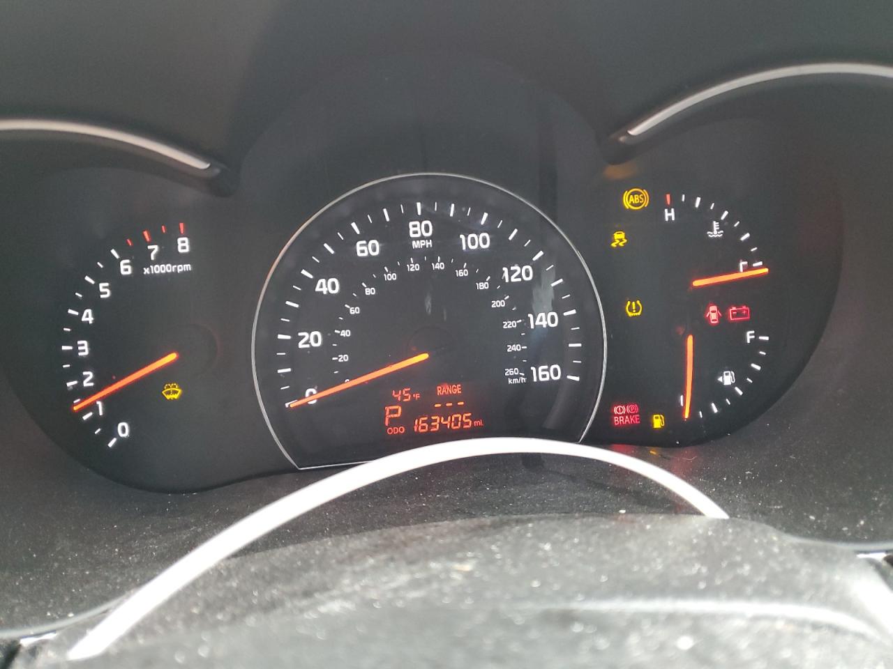 2014 KIA Sorento VIN 5XYKT4A67EG427235 Copart auction photo, front end / side damage thumbnail 9