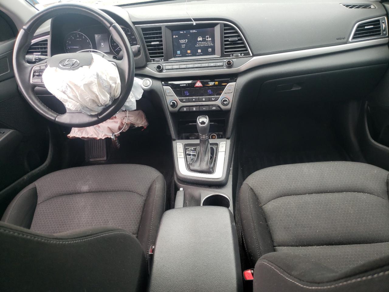 2018 Hyundai Elantra VIN 5NPD84LF0JH363534 Copart auction photo, front end / side damage thumbnail 8