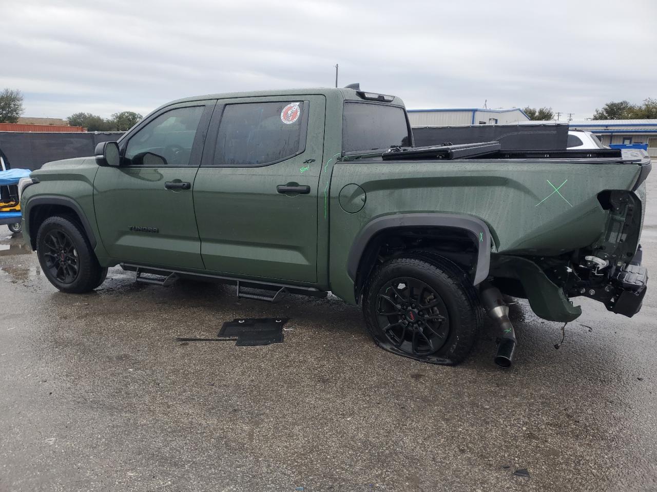 2023 Toyota Tundra VIN 5TFLA5AB8PX028654 Copart auction photo, rear end / side damage thumbnail 2