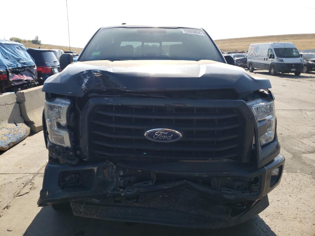 2017 Ford F-150 VIN 1FTEW1EG9HKC12654 Copart auction photo, front end / undercarriage damage thumbnail 5
