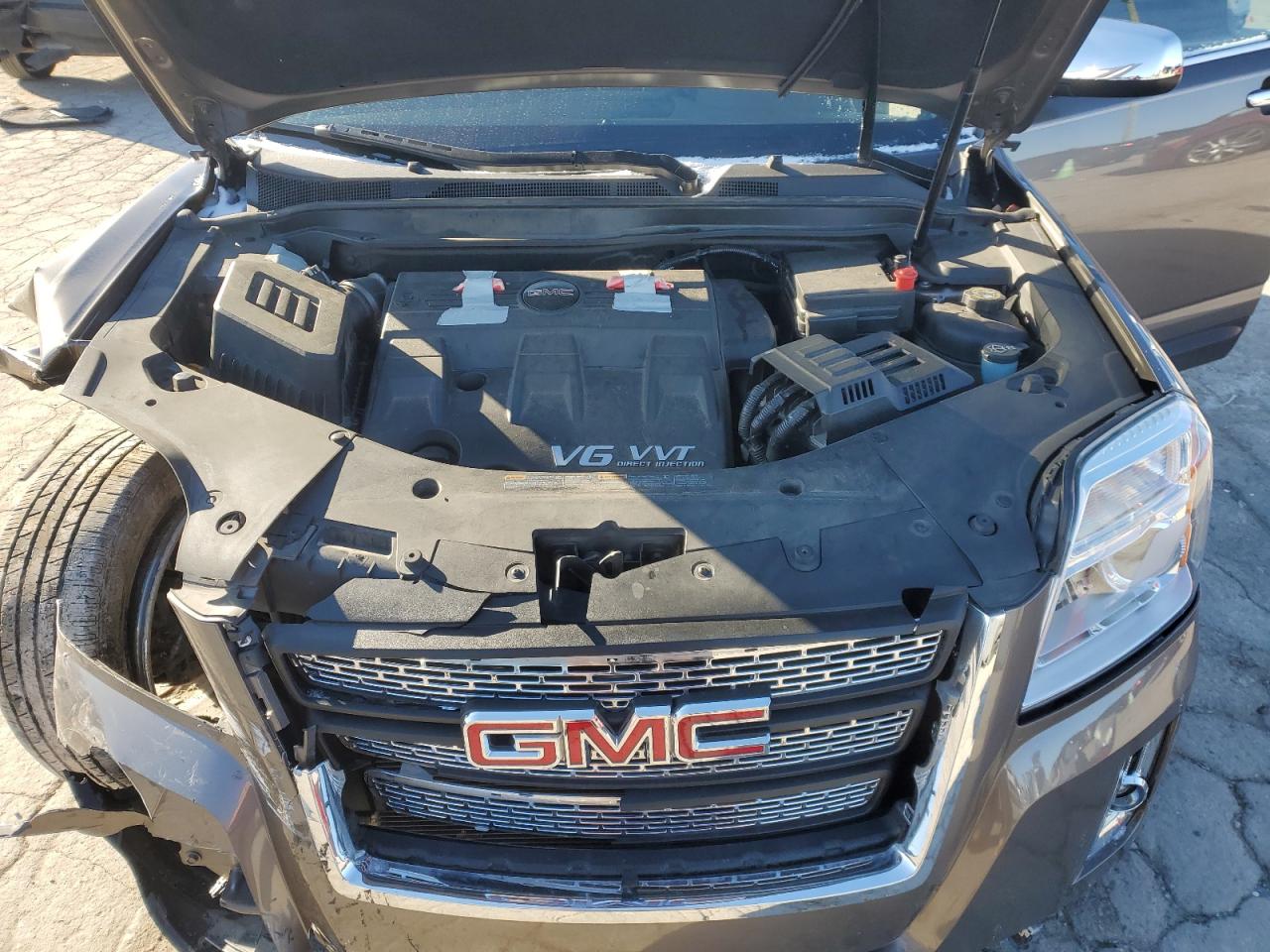 2010 GMC Terrain VIN 2CTFLHEY6A6386841 Copart auction photo, front end / side damage thumbnail 12