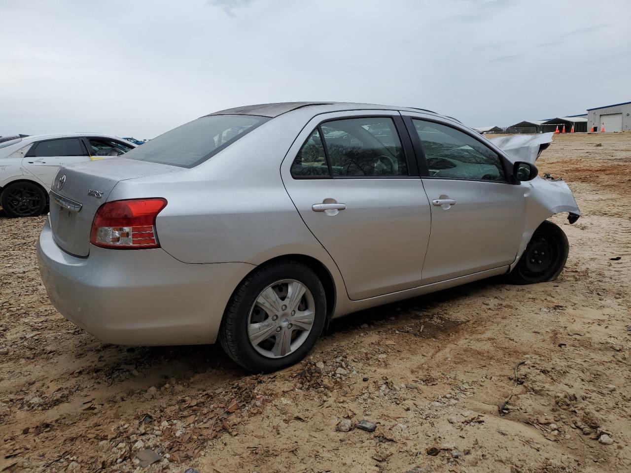 2012 Toyota Yaris VIN JTDBT4K32C1414801 Copart auction photo, front end damage thumbnail 3
