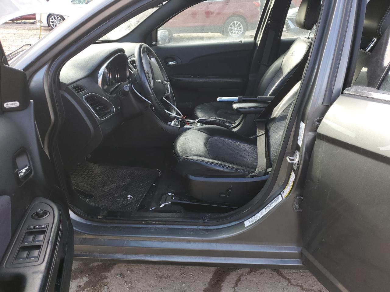 2012 Chrysler 200 VIN 1C3CCBHG8CN284345 Copart auction photo, undercarriage damage thumbnail 7