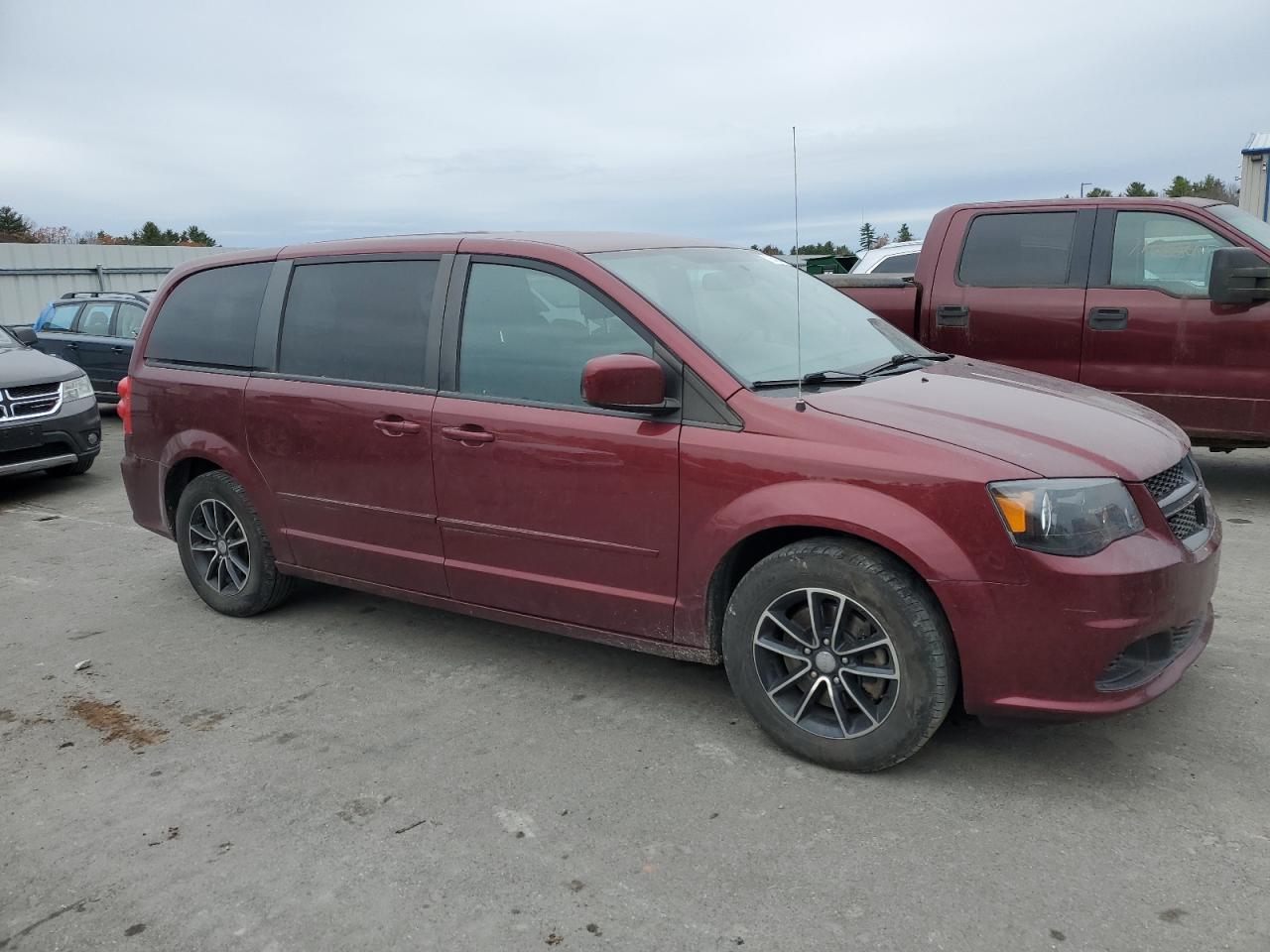 2017 Dodge Caravan VIN 2C4RDGBG3HR849250 Copart auction photo, rear end damage thumbnail 4
