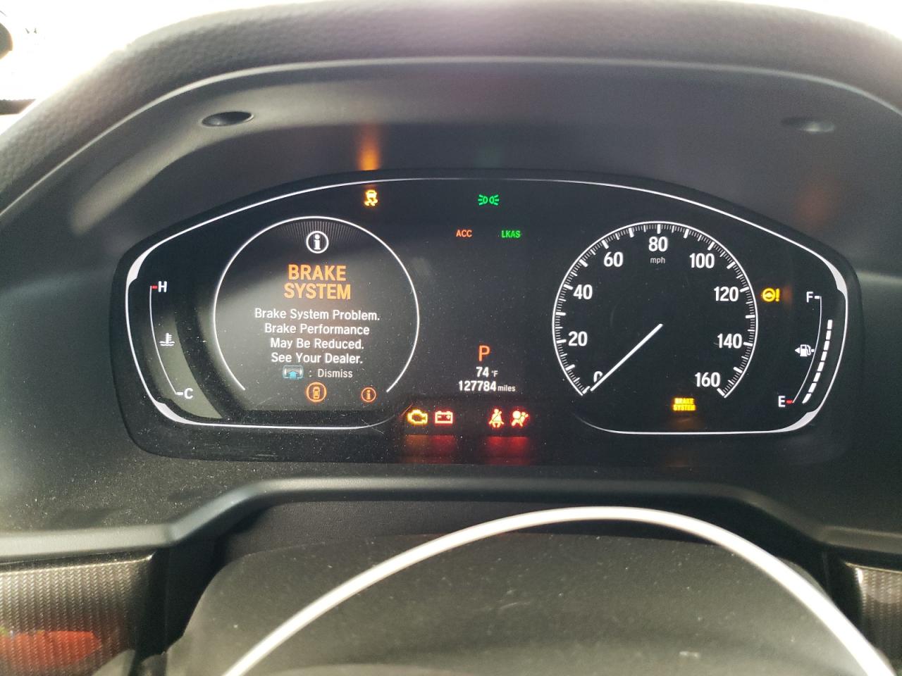 2019 Honda Accord VIN 1HGCV1F32KA177413 Copart auction photo, front end / rear end damage thumbnail 9