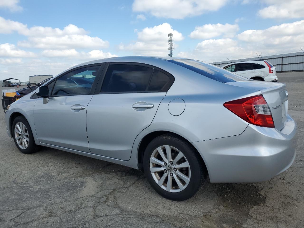 2012 Honda Civic VIN 2HGFB2F95CH589473 Copart auction photo, front end damage thumbnail 2