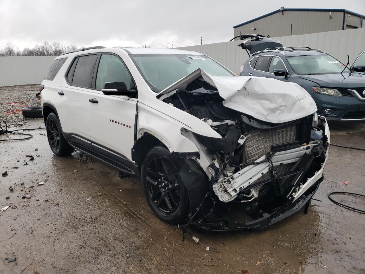 2019 Chevrolet Traverse VIN 1GNERKKW0KJ216363 Copart auction photo, front end damage thumbnail 4