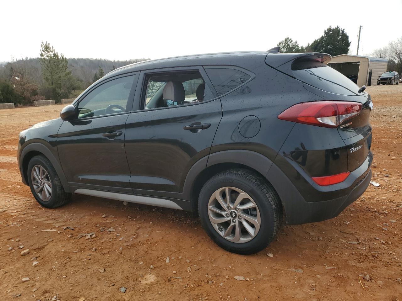 2018 Hyundai Tucson VIN KM8J3CA44JU660188 Copart auction photo, vandalism damage thumbnail 2