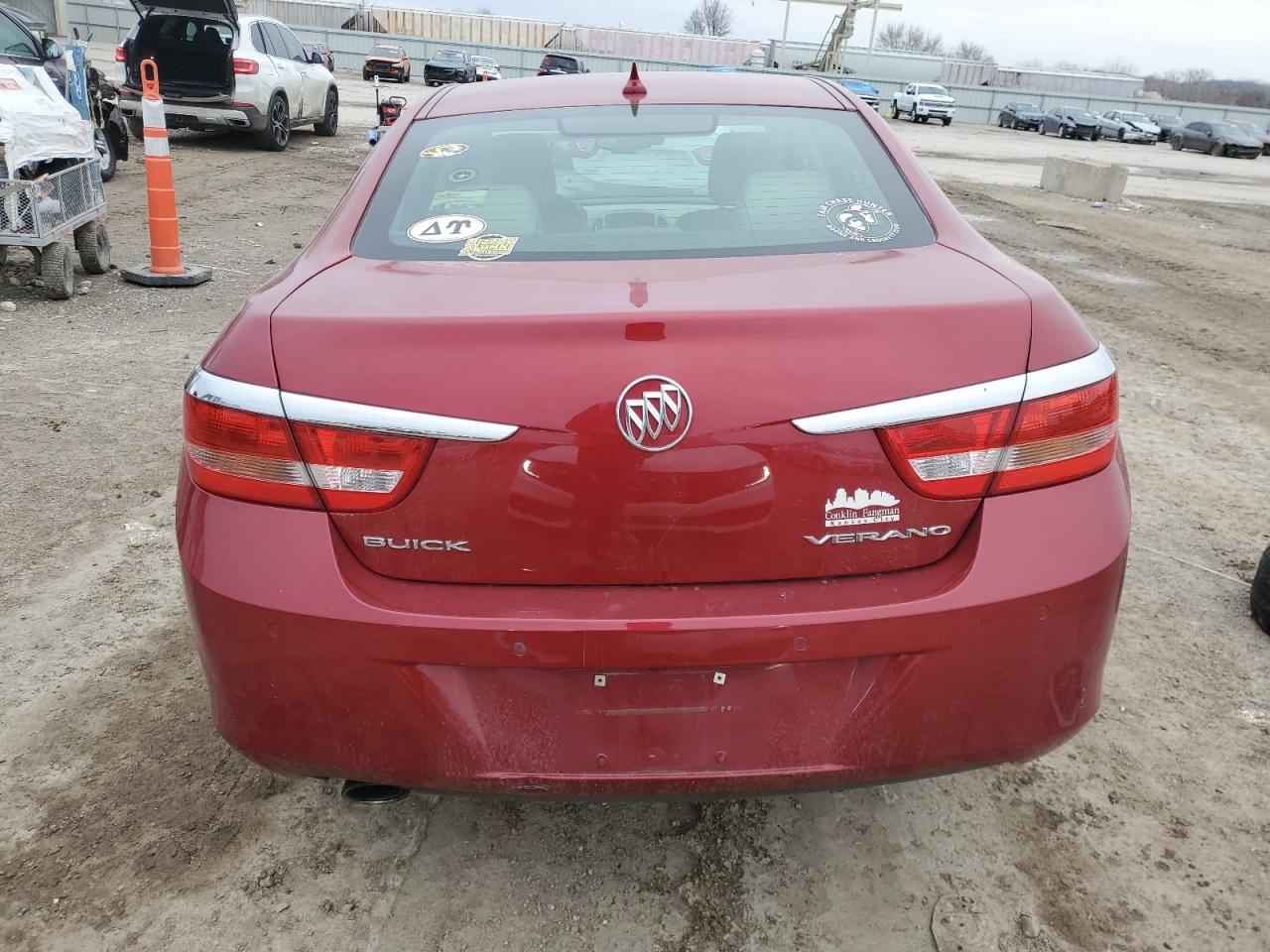 2014 Buick Verano VIN 1G4PS5SK3E4226369 Copart auction photo, frame damage damage thumbnail 6