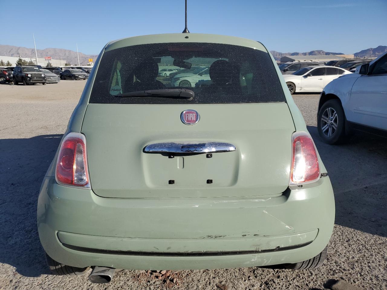 2013 Fiat 500 VIN 3C3CFFAR0DT553627 Copart auction photo, front end damage thumbnail 6