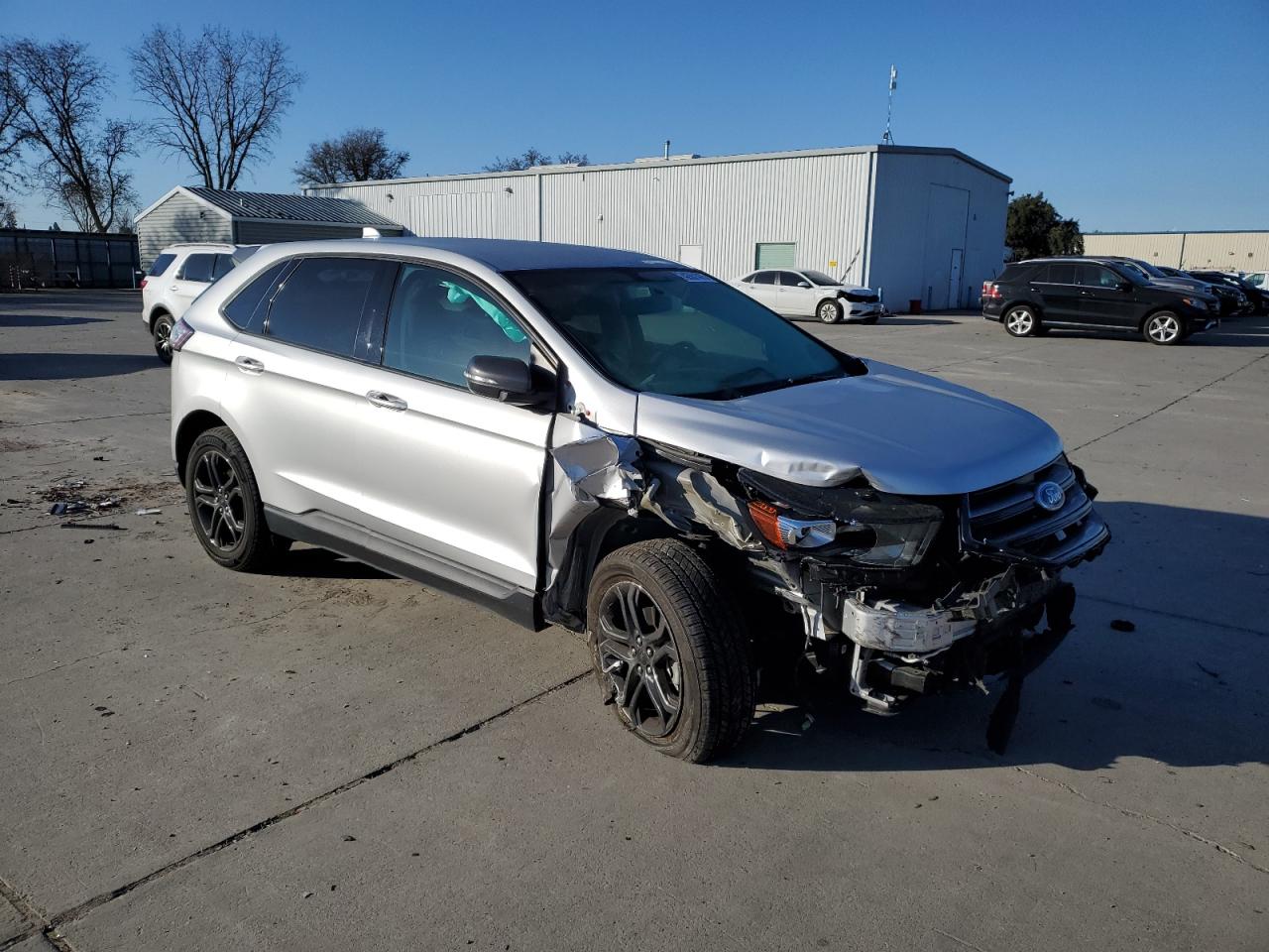 2018 Ford Edge VIN 2FMPK3J94JBC32281 Copart auction photo, front end damage thumbnail 4