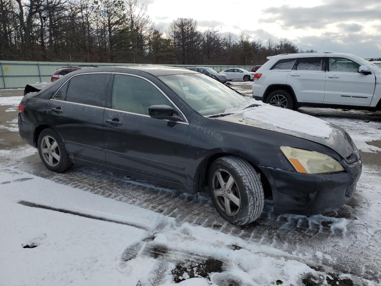 2004 Honda Accord VIN 1HGCM56634A009710 Copart auction photo, rear end / mechanical damage thumbnail 4
