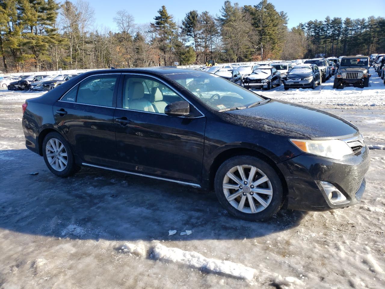 2012 Toyota Camry VIN 4T1BK1FK3CU508277 Copart auction photo, front end / rear end damage thumbnail 4