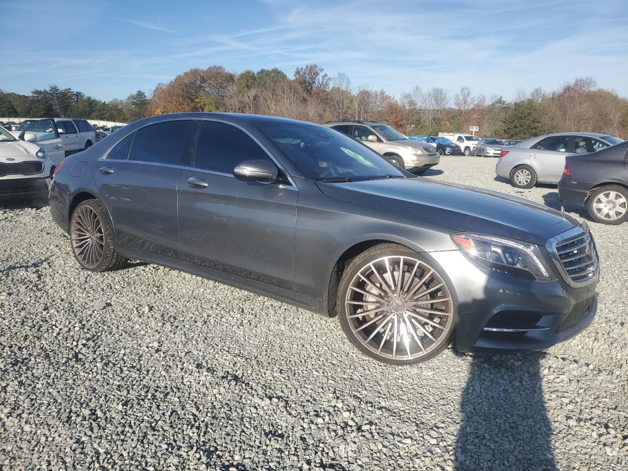 2016 Mercedes-Benz S-klasse VIN WDDUG8FB4GA262540 Copart auction photo, all over damage thumbnail 4