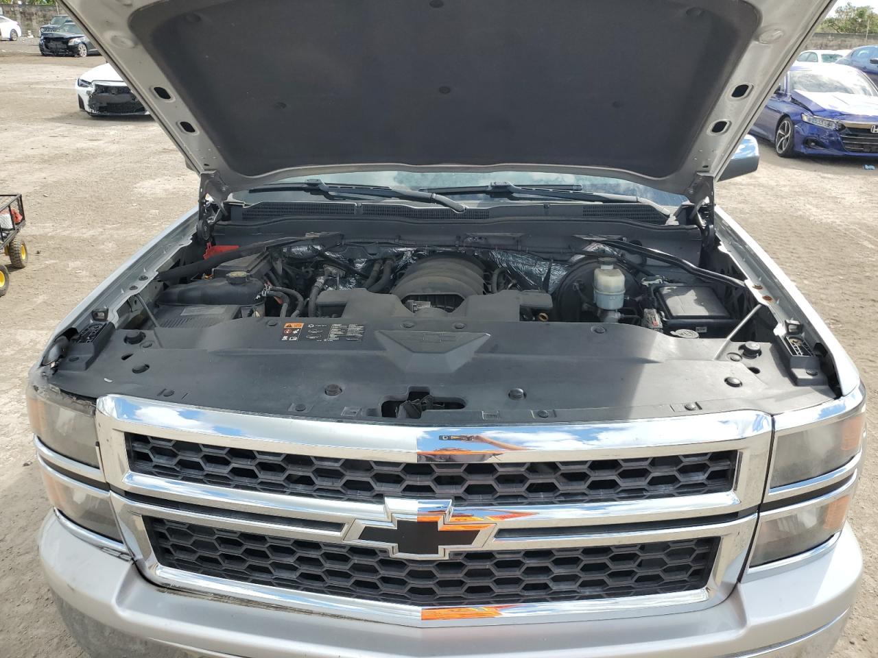 2015 Chevrolet Silverado VIN 1GCRCPEC7FZ431823 Copart auction photo, all over damage thumbnail 11