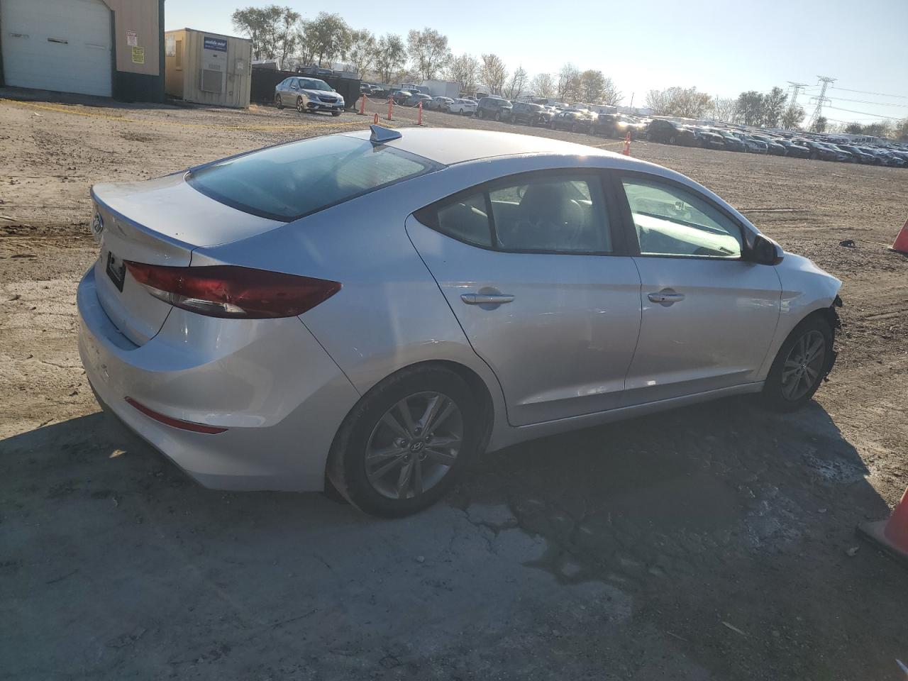 2017 Hyundai Elantra VIN 5NPD84LF1HH023657 Copart auction photo, front end damage thumbnail 3