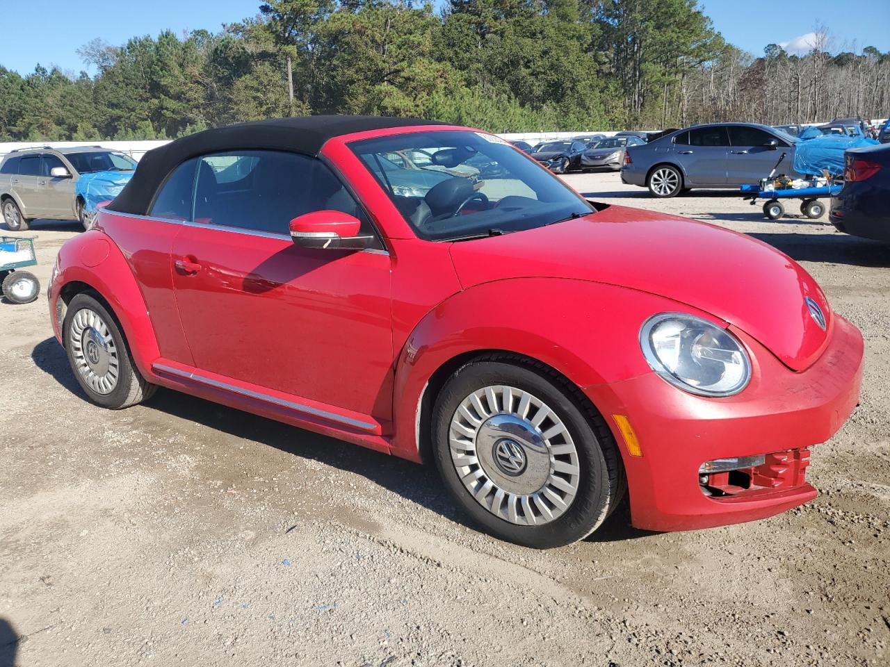 2016 Volkswagen Beetle VIN 3VW517AT1GM807751 Copart auction photo, front end damage thumbnail 4