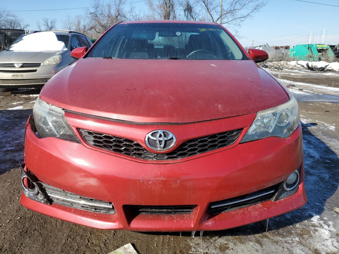 2014 Toyota Camry VIN 4T1BF1FK7EU763375 Copart auction photo, front end damage thumbnail 5