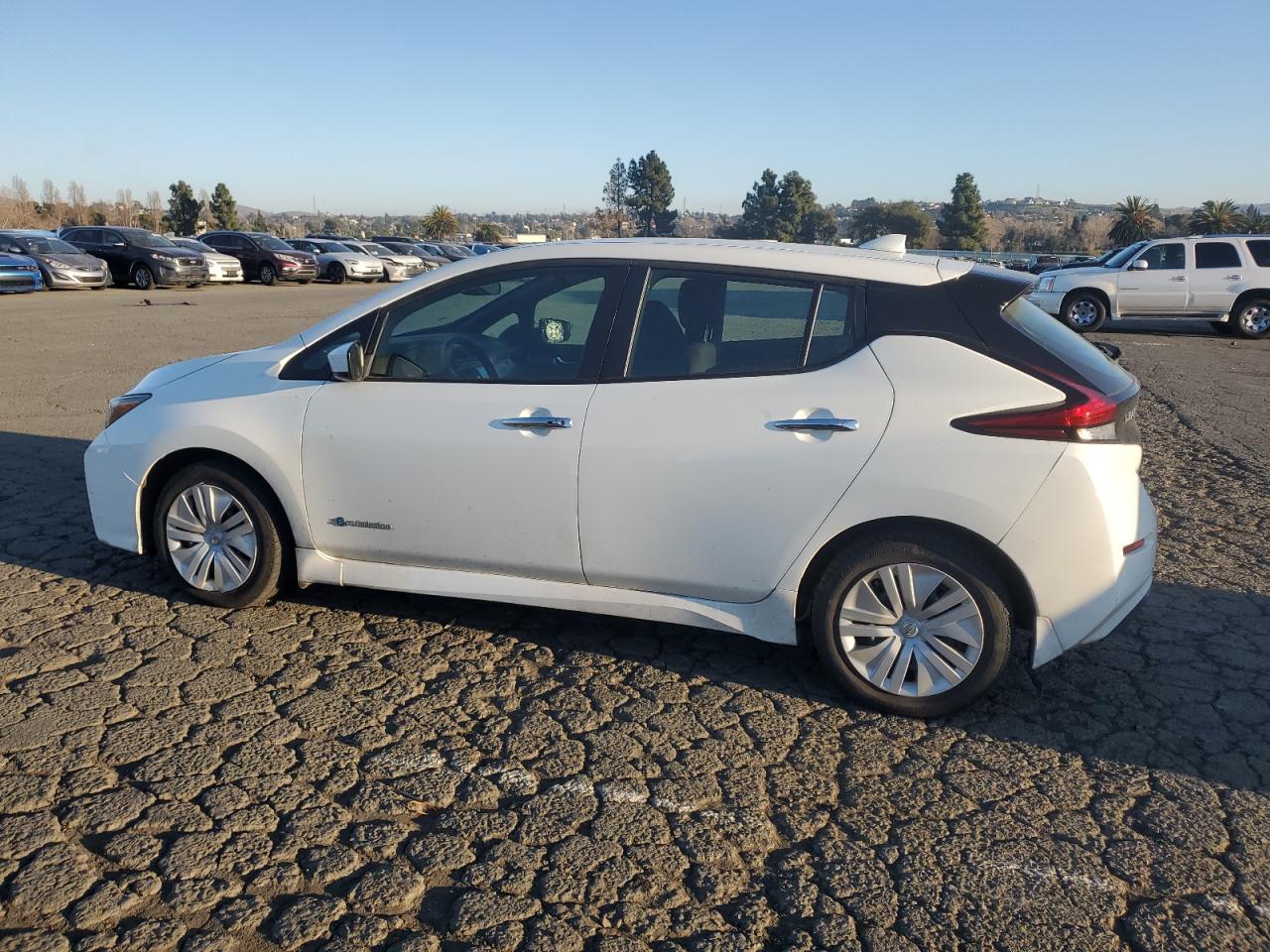 2019 Nissan Leaf VIN 1N4AZ1CPXKC304016 Copart auction photo, side damage thumbnail 2