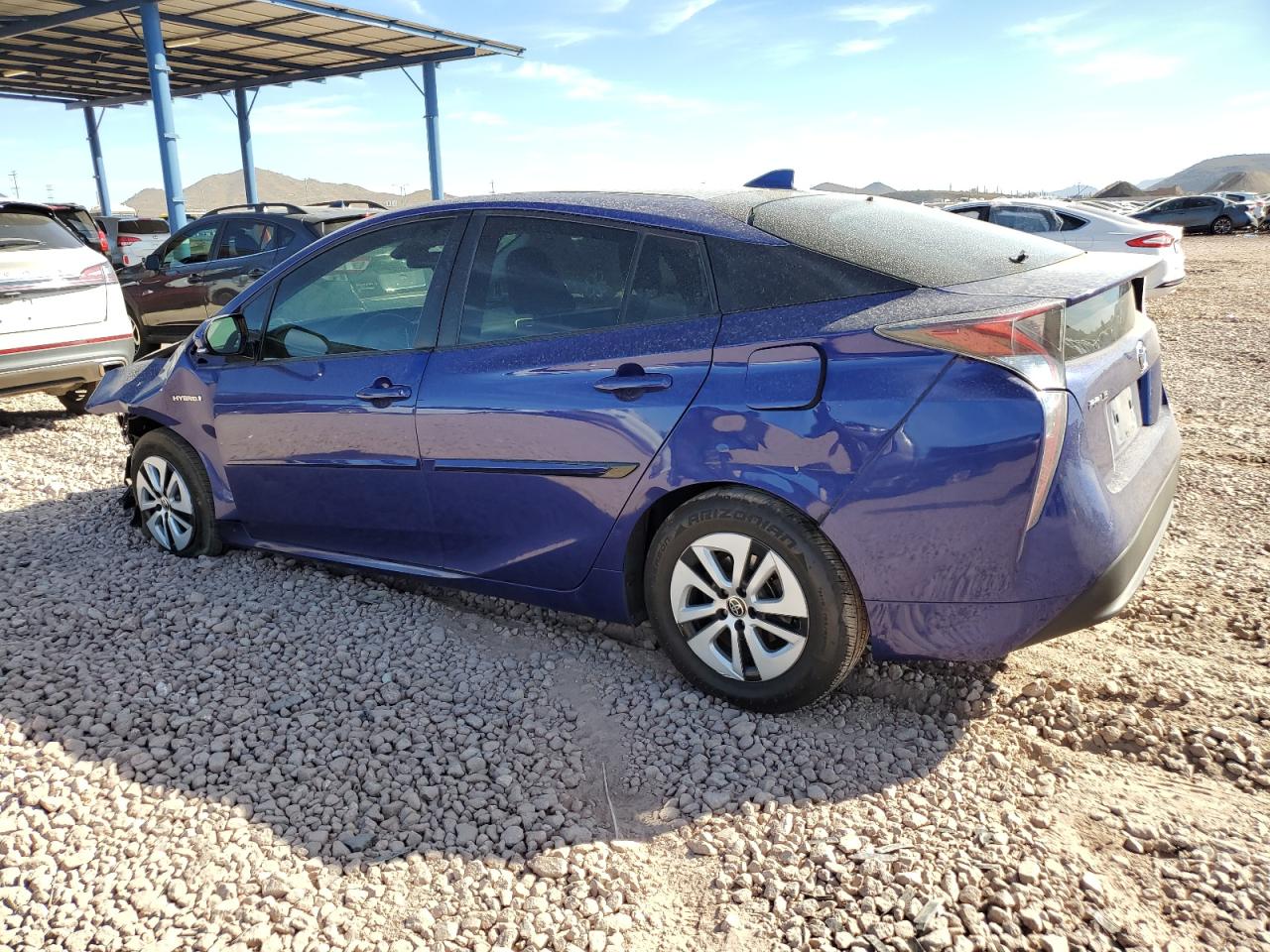 2016 Toyota Prius VIN JTDKARFU9G3511574 Copart auction photo, front end / side damage thumbnail 2