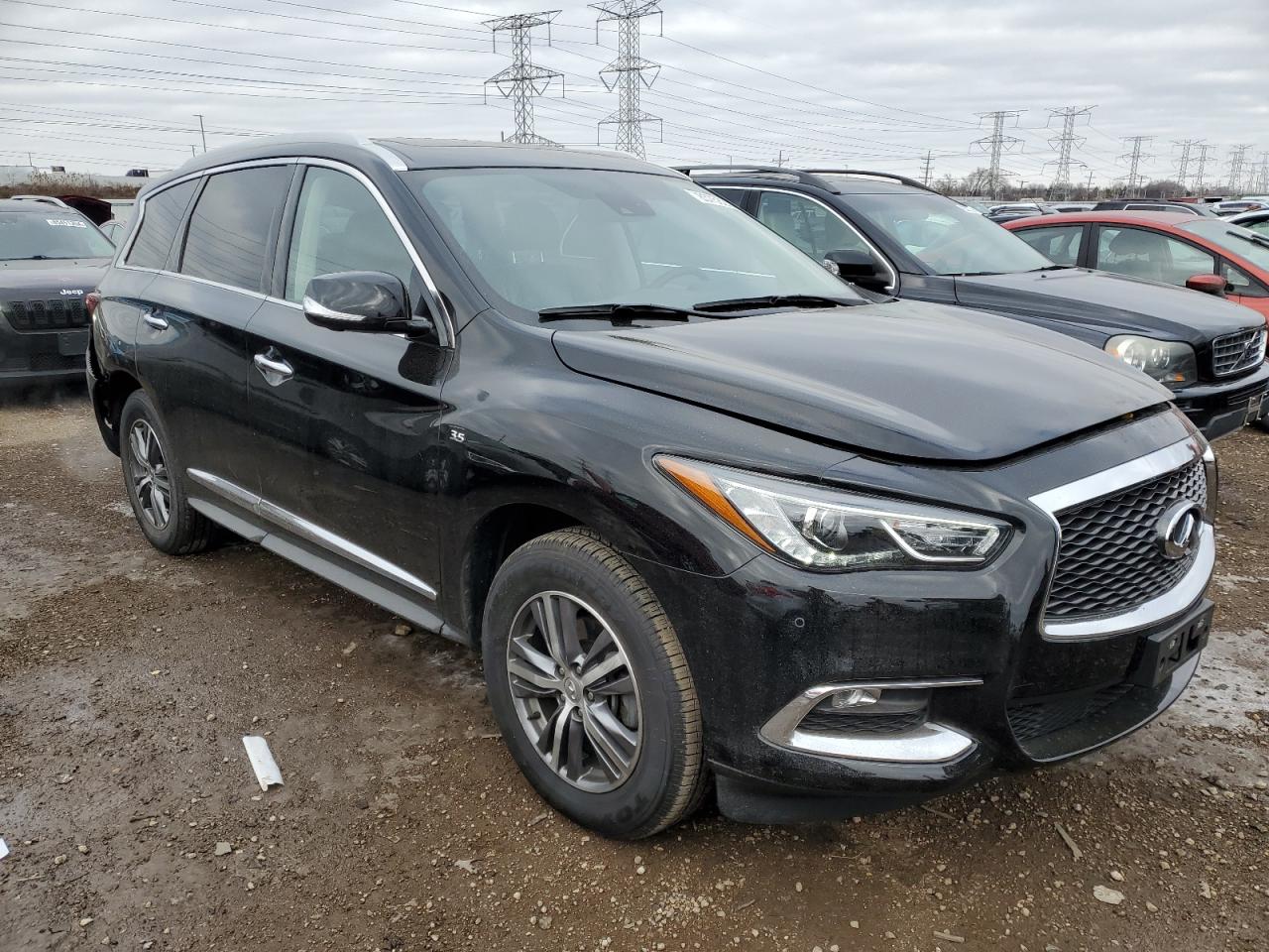 2020 Infiniti QX60 VIN 5N1DL0MM0LC527377 Copart auction photo, rear end damage thumbnail 4