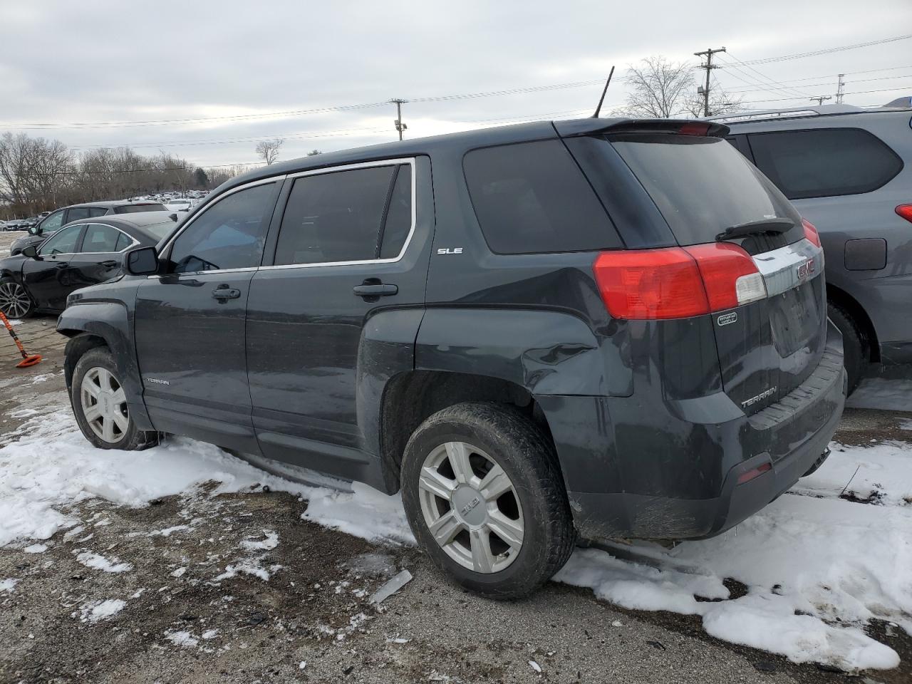 2014 GMC Terrain VIN 2GKALMEK3E6263518 Copart auction photo, front end / rear end damage thumbnail 2