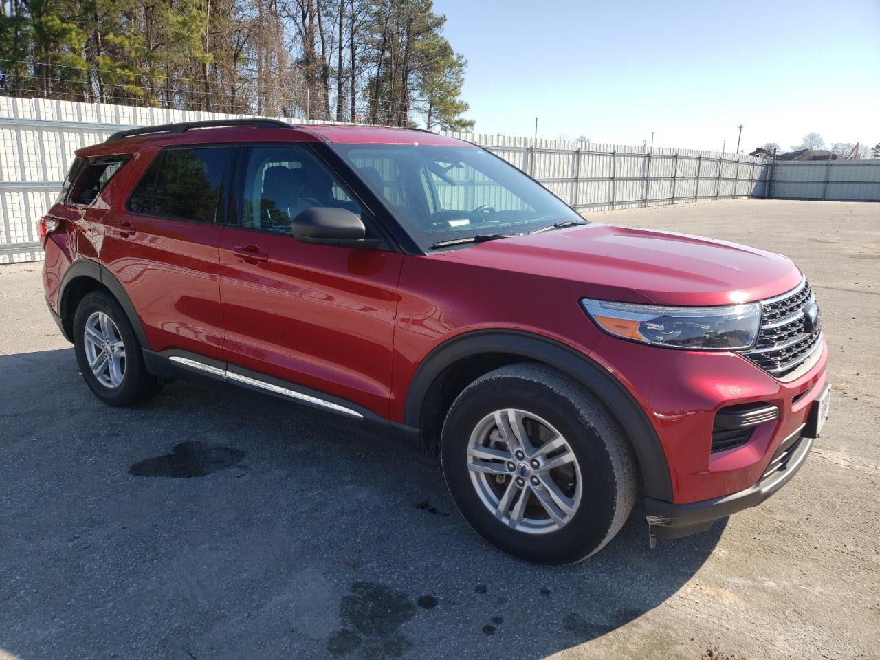 2022 Ford Explorer VIN 1FMSK7DH8NGC38314 Copart auction photo, rear end damage thumbnail 4