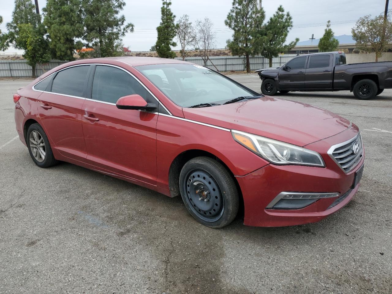 2015 Hyundai Sonata VIN 5NPE24AF3FH232534 Copart auction photo, vandalism / stripped damage thumbnail 4