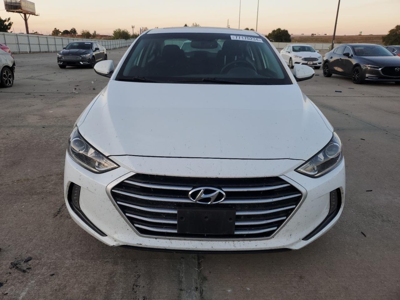 2017 Hyundai Elantra VIN 5NPD84LF5HH158026 Copart auction photo, side / rear end damage thumbnail 5