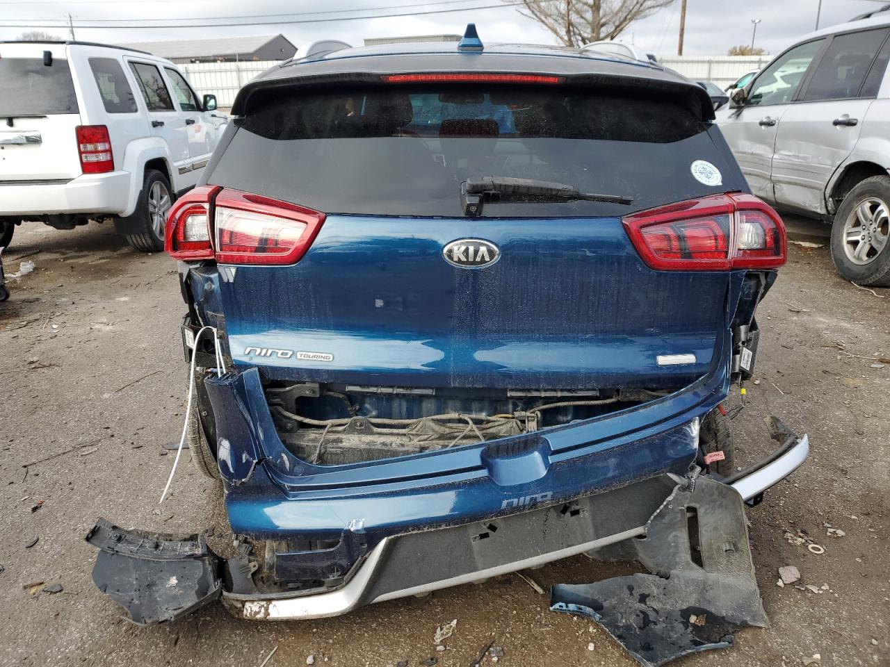 2018 KIA Niro VIN KNDCE3LC1J5171155 Copart auction photo, rear end damage thumbnail 6