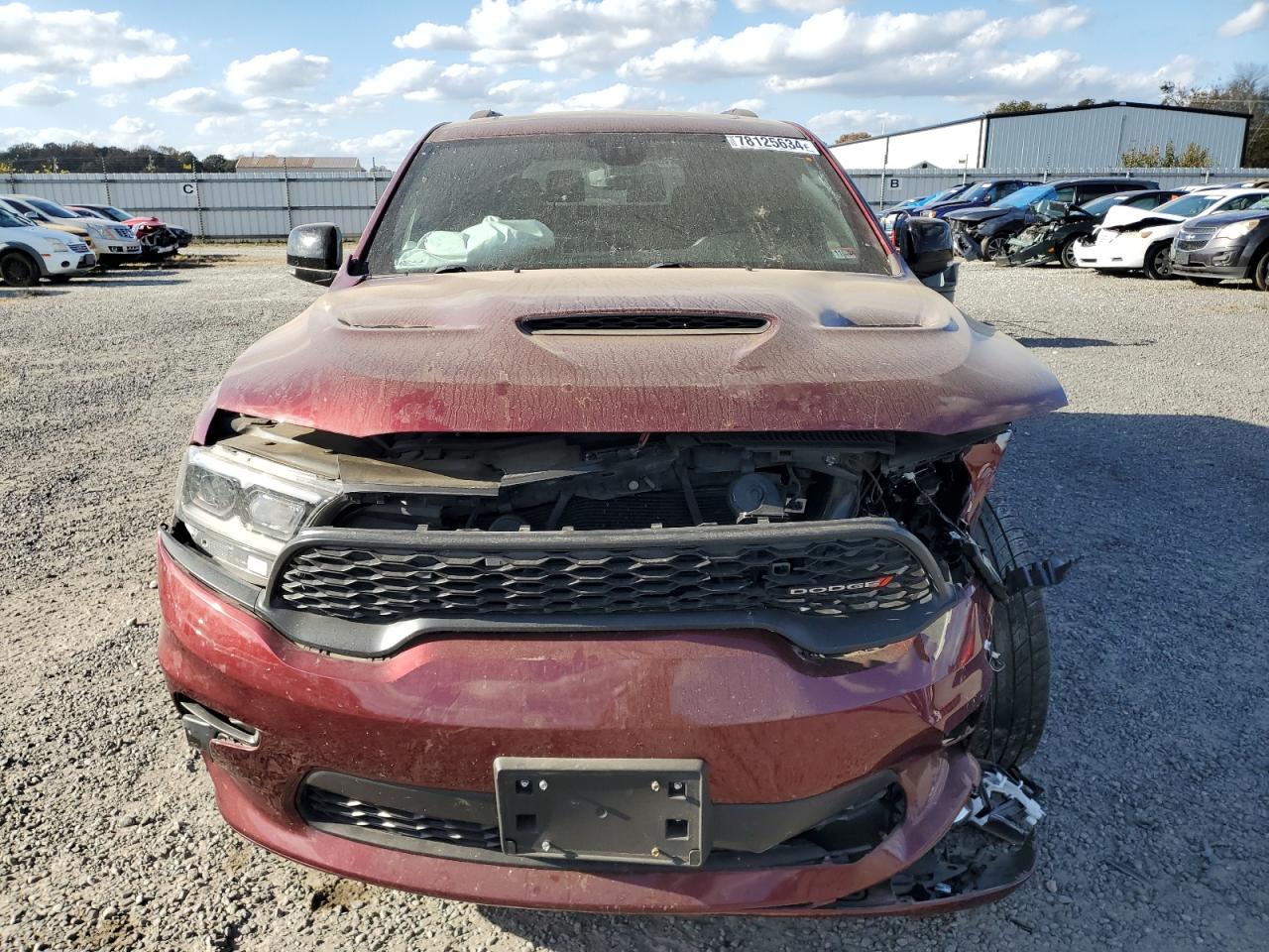 2021 Dodge Durango VIN 1C4RDJDG0MC765495 Copart auction photo, front end damage thumbnail 5