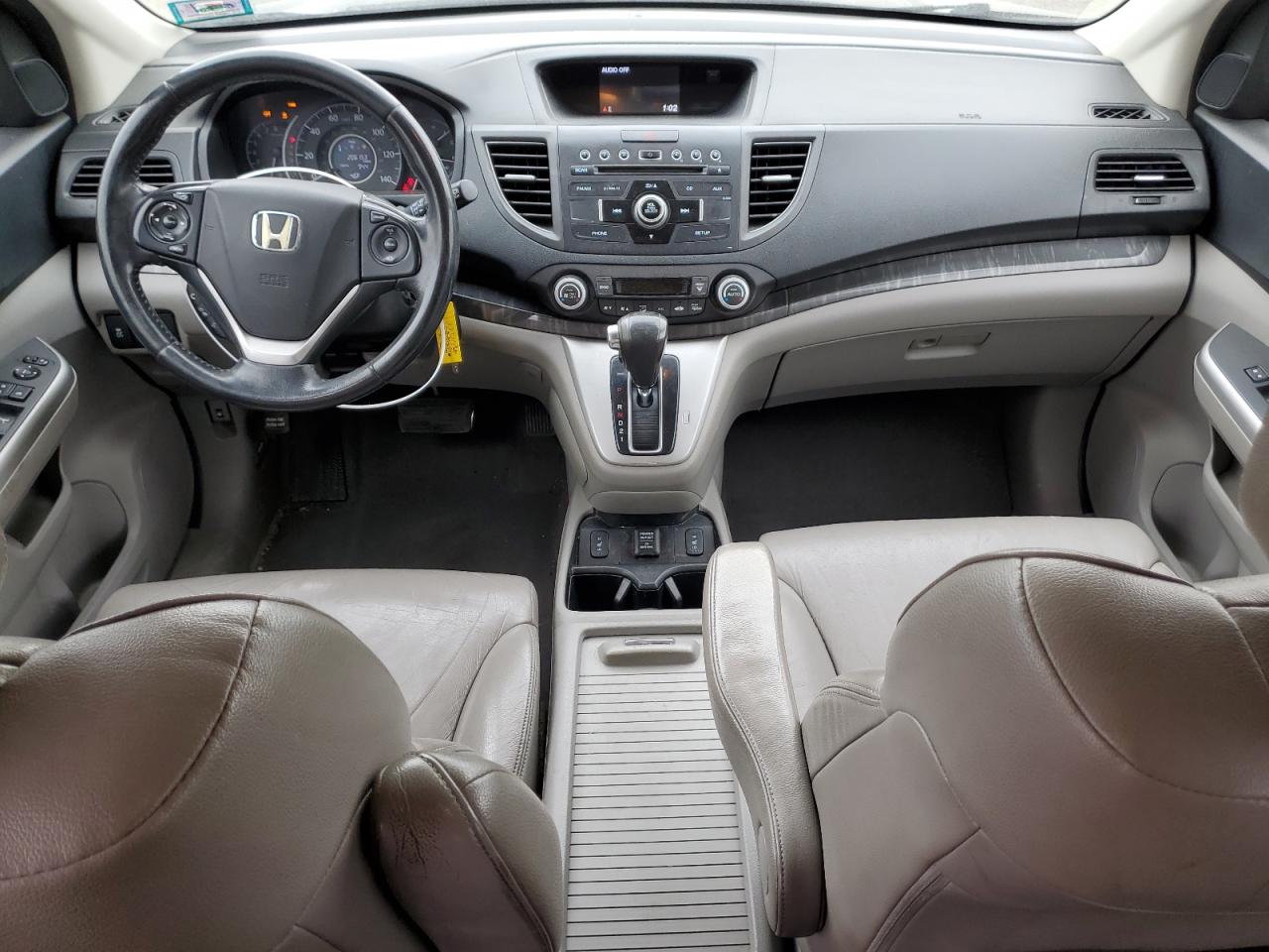 2013 Honda CR-V VIN 2HKRM4H76DH644826 Copart auction photo, front end / side damage thumbnail 8