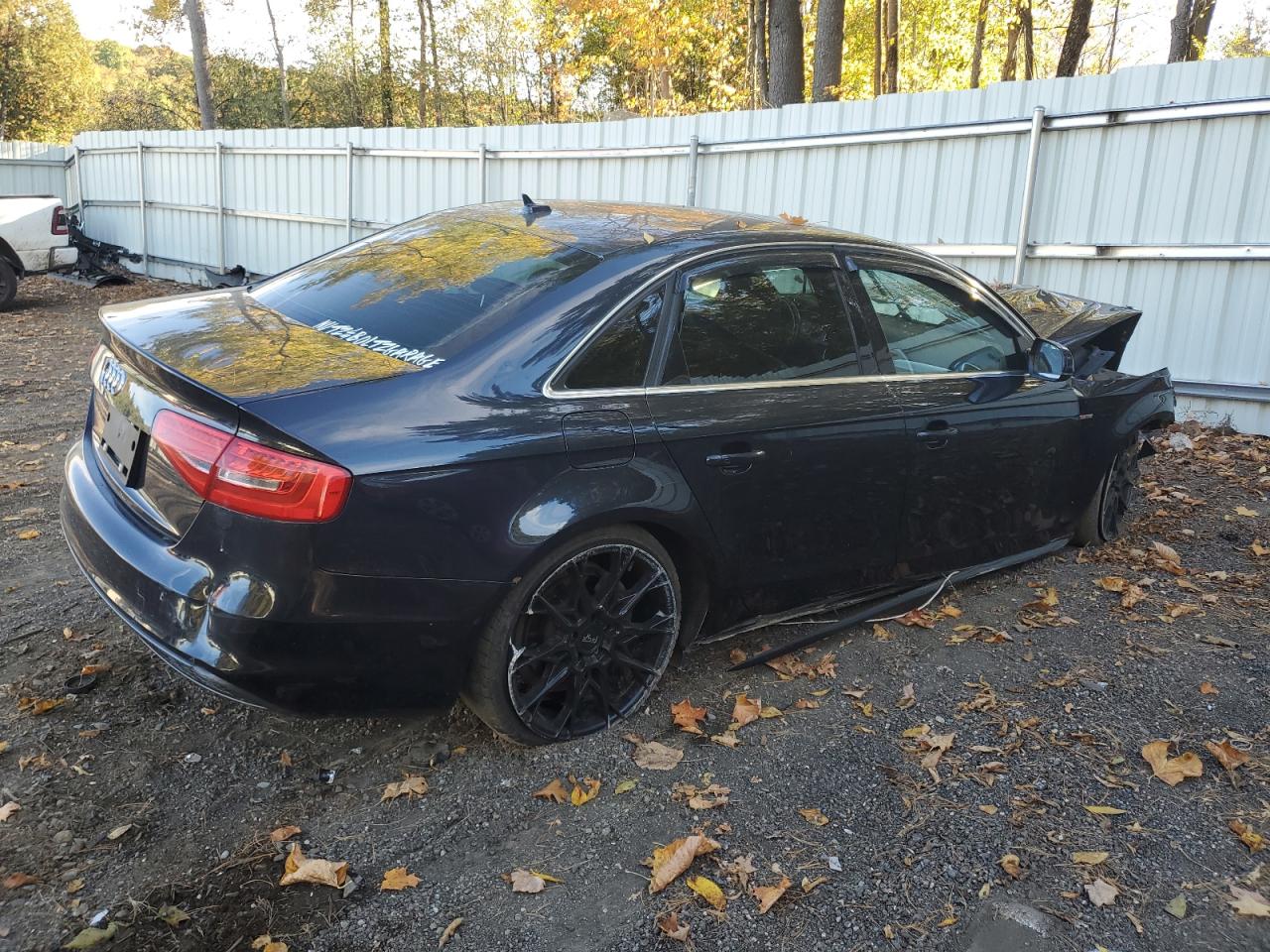 2015 Audi A4 VIN WAUBFAFL1FN007949 Copart auction photo, front end / all over damage thumbnail 3
