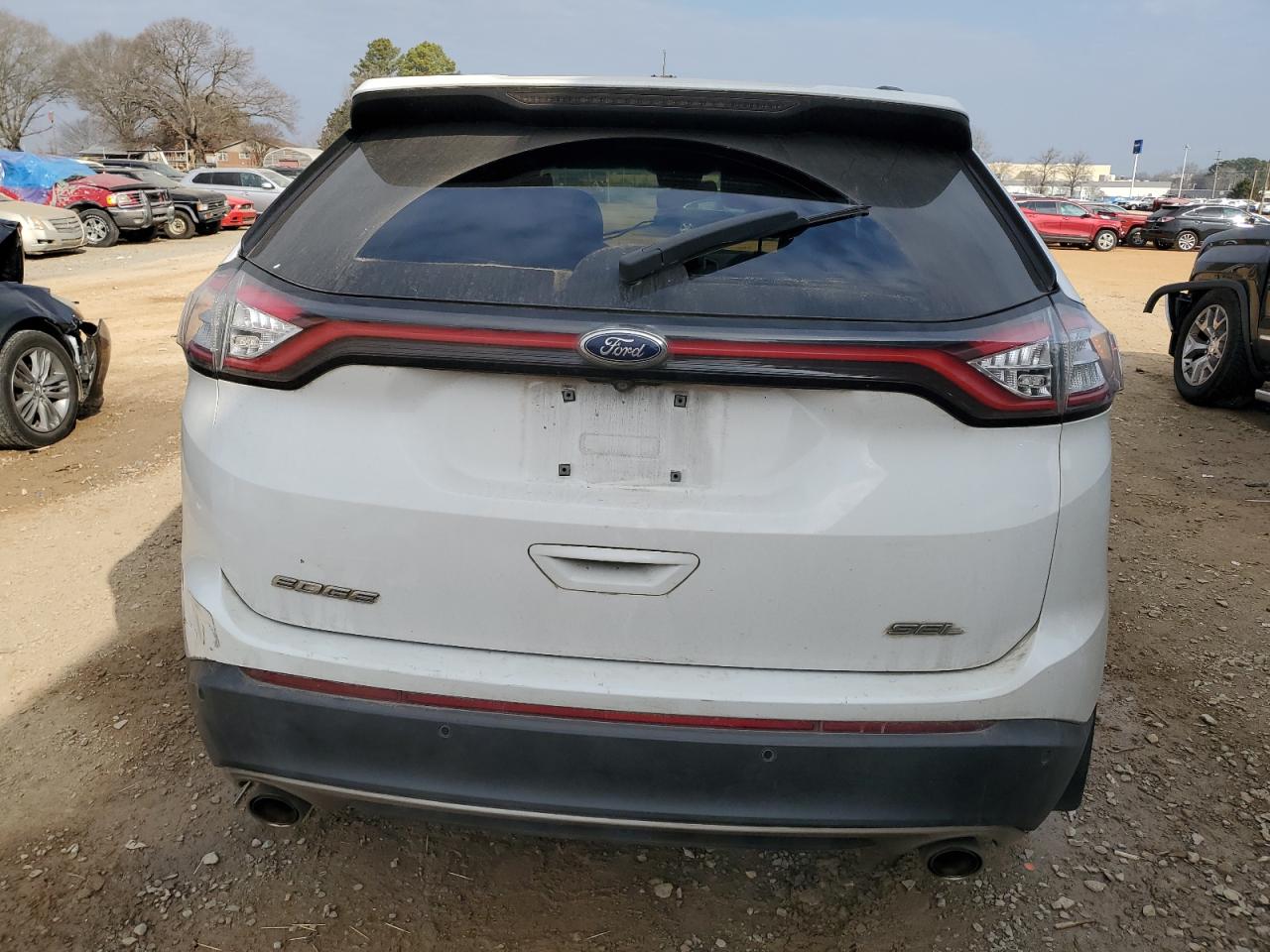 2018 Ford Edge VIN 2FMPK3J88JBC39161 Copart auction photo, front end / side damage thumbnail 6